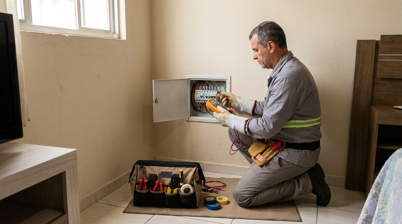 Instalação de Disjuntores e Quadros no Industrial, Aracaju‑SE