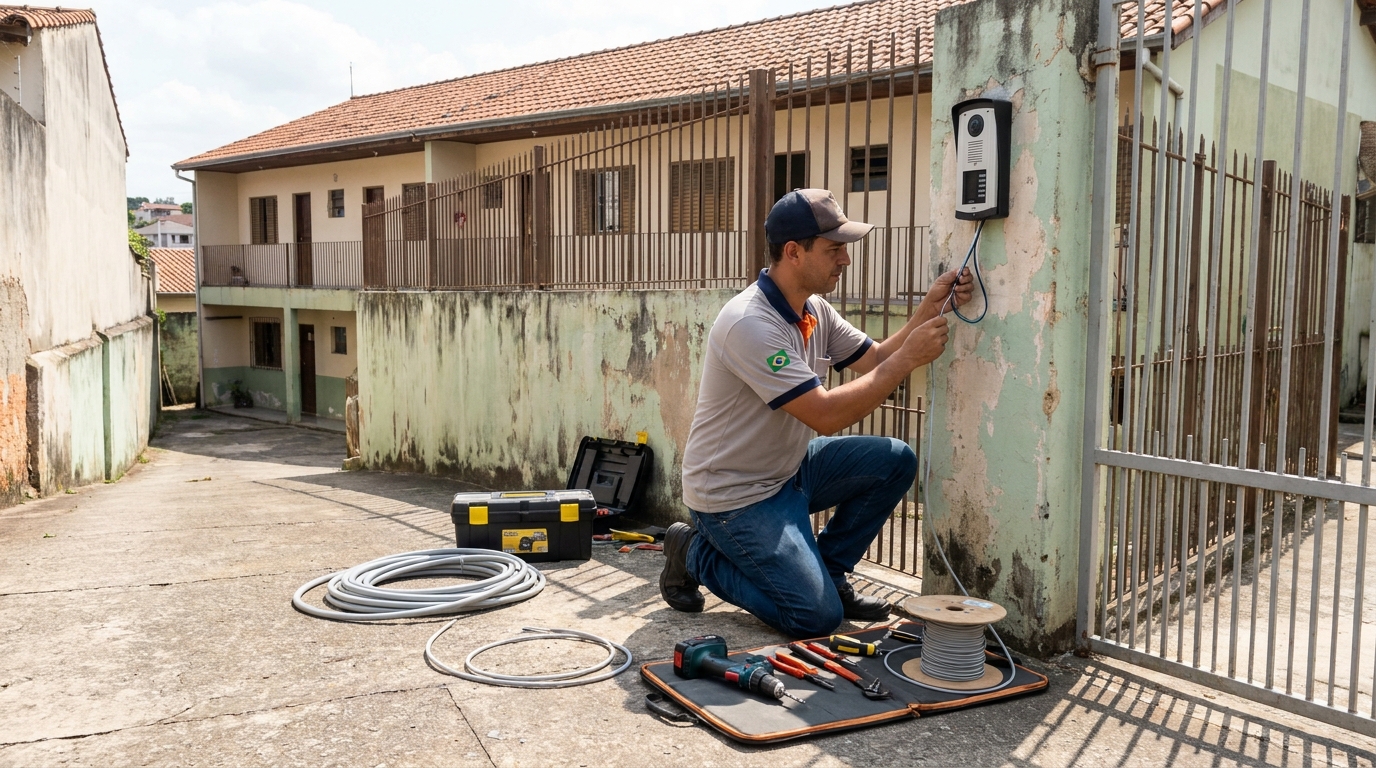 Instalação de Porteiro Eletrônico no Capucho, Aracaju‑SE