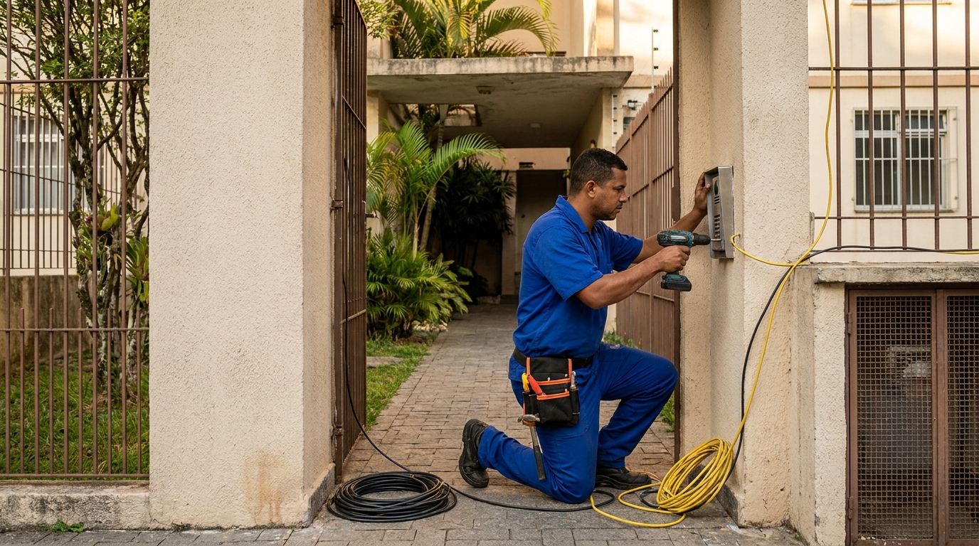 Troca de Cabeamento no Capucho, Aracaju‑SE