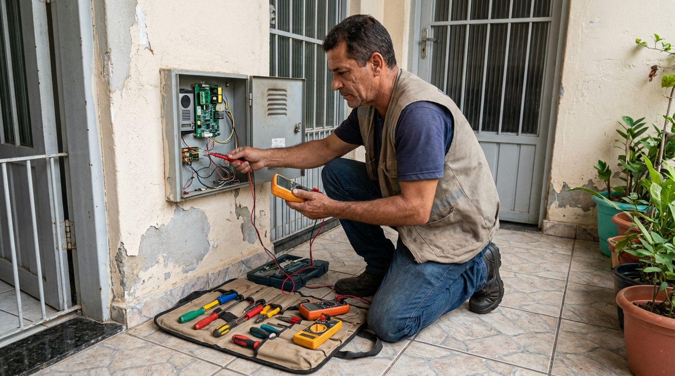 Troca de Fiação de Interfone em São José, Aracaju‑SE