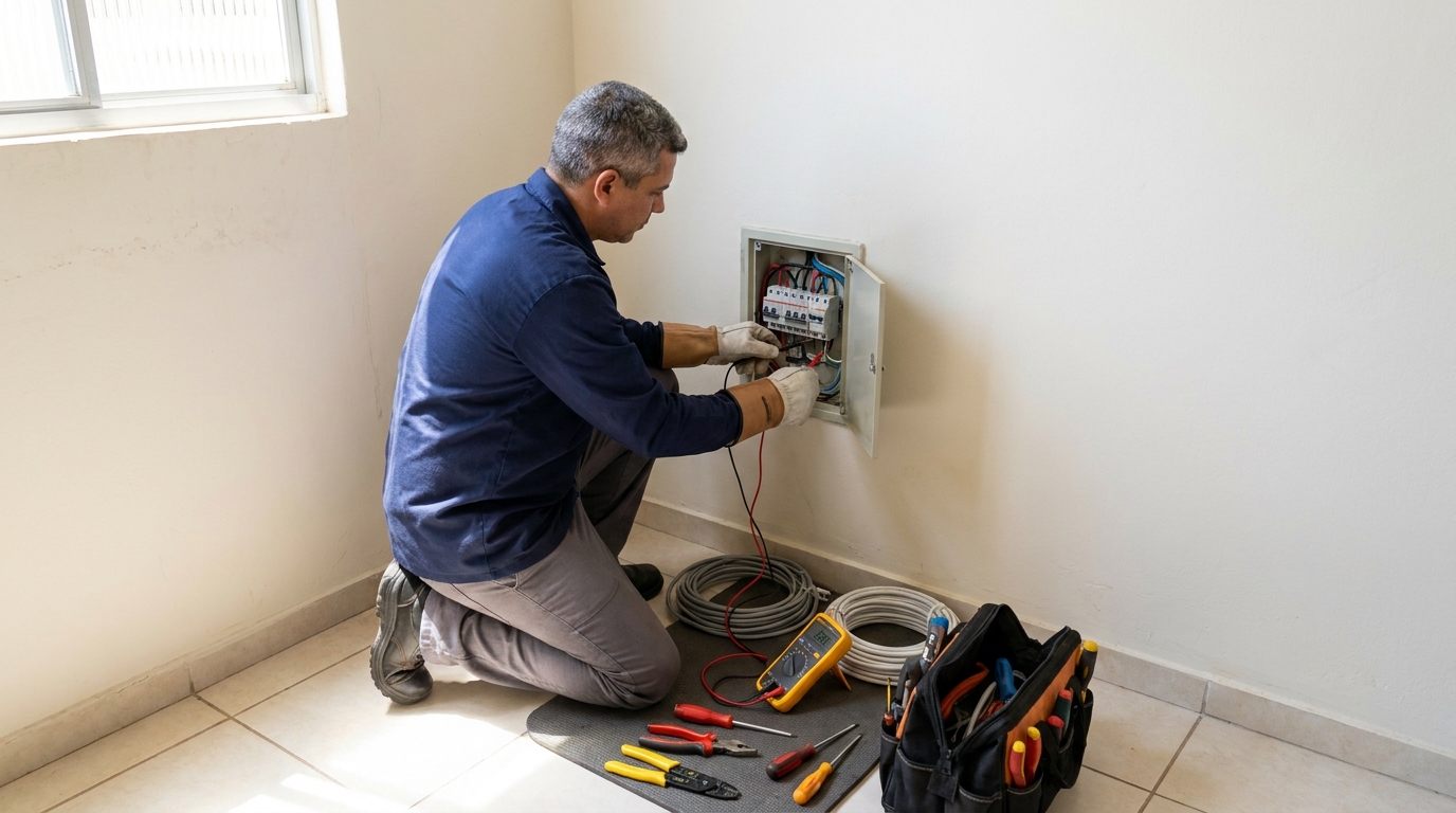 Troca de Fiação Elétrica no Industrial, Aracaju‑SE