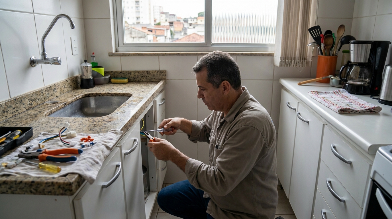 Troca de Torneira Elétrica no Bugio, Aracaju‑SE